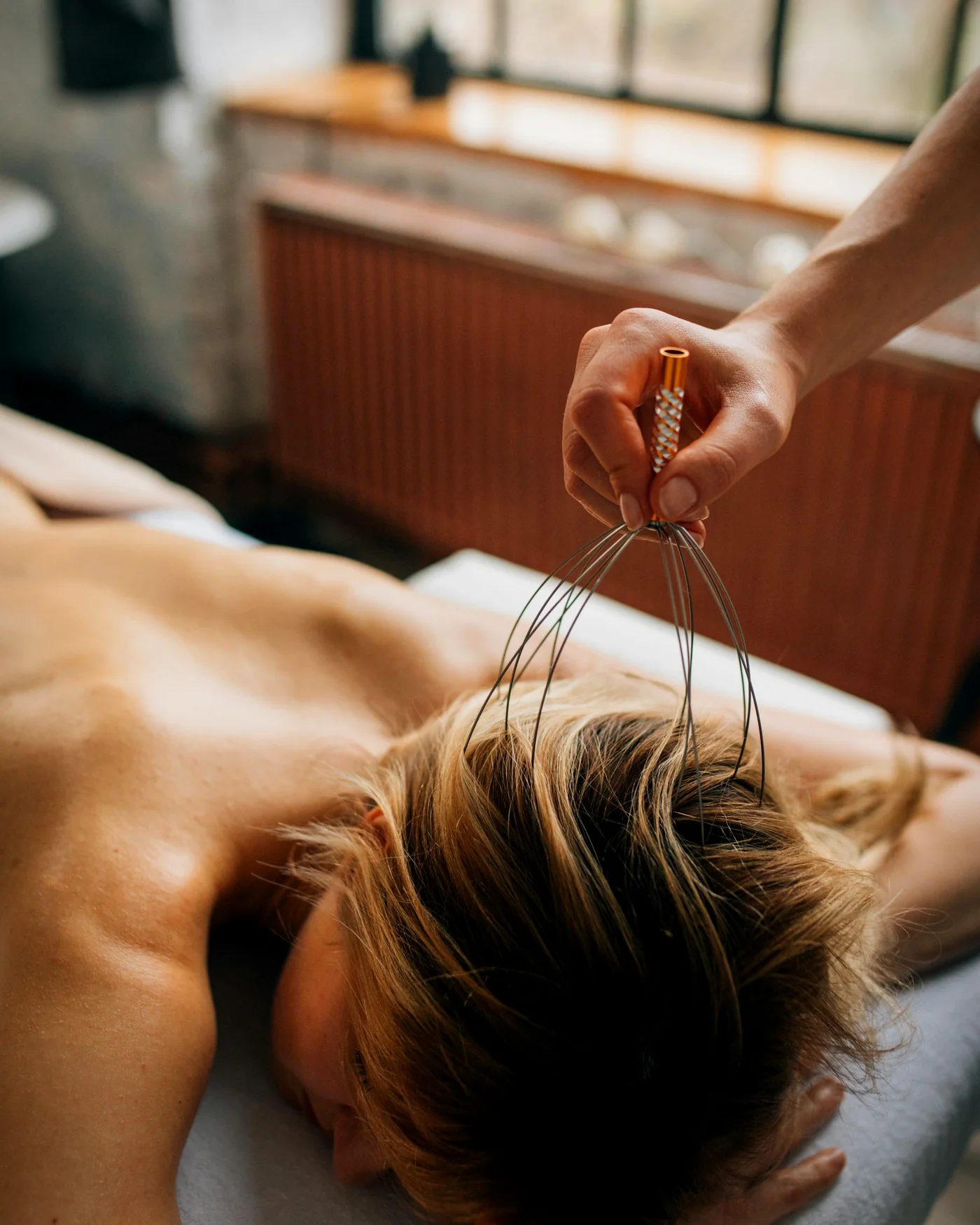 Onde Relaxante, détente ciblée tête, nuque et épaules